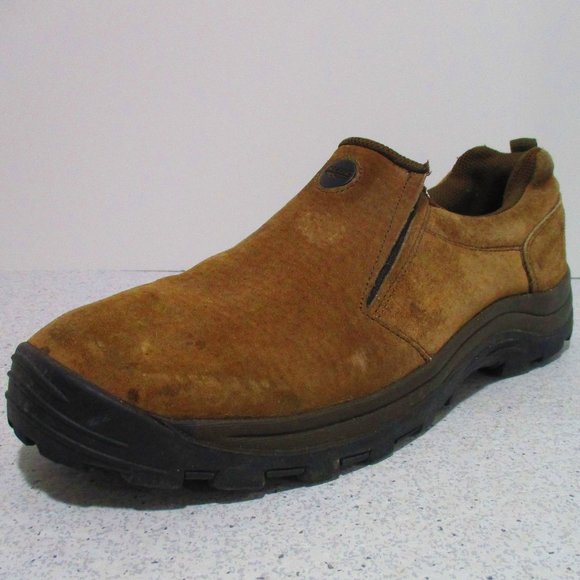 HI-TEC Tan Brush Suede ZULU Slip On Sneaker Casual Shoes